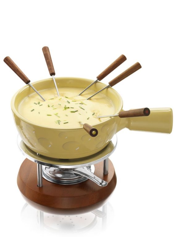 Boska kaasfonduepan Cheesy geel