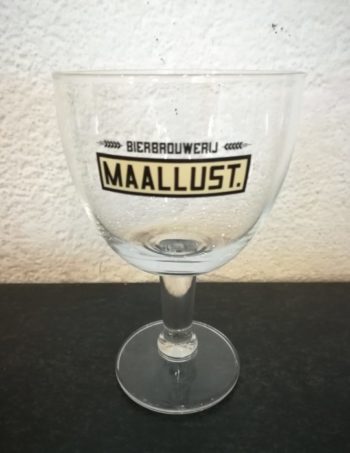 Maallust bokaal glas klein
